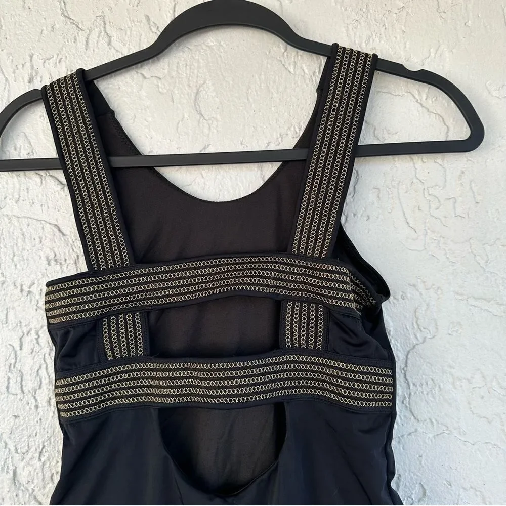 LITTLE PEIXOTO Swimsuit Girl's 16 Ivy Goldtone‎ Strap One-Piece